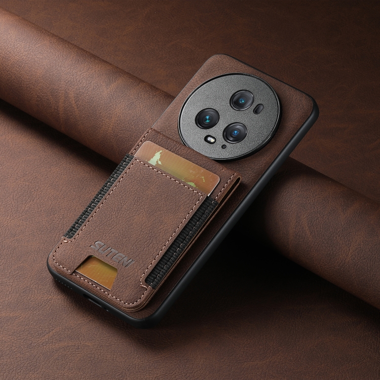 SUTENI H03 Honor Magic6 Pro barna védőburkolat termék 2. képe