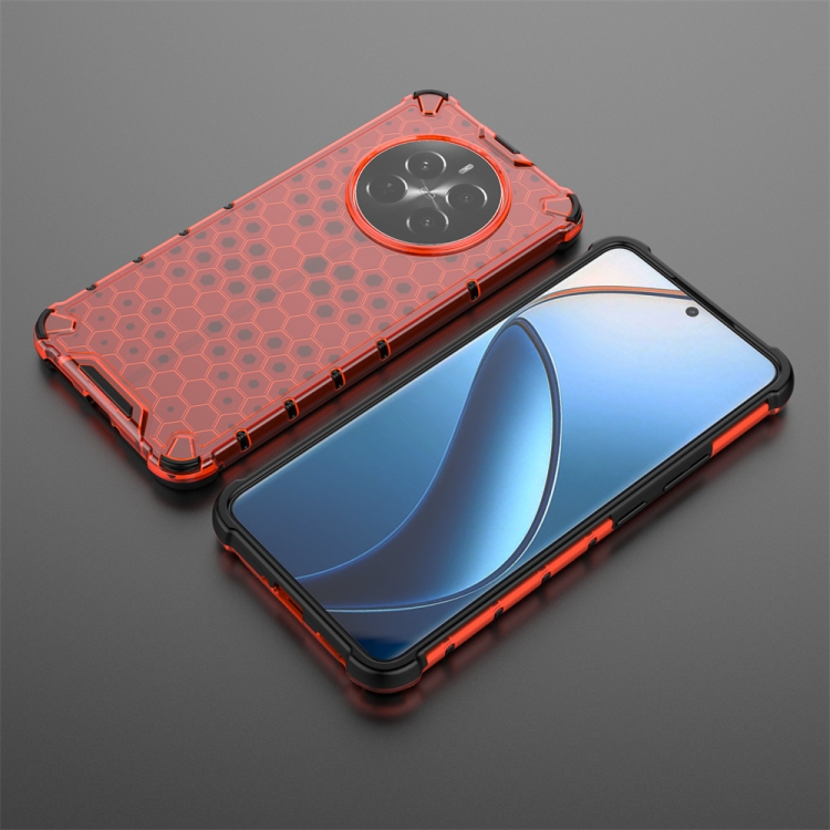HONEYCOMB Védőburkolat Realme 12+ 5G piros termék 2. képe
