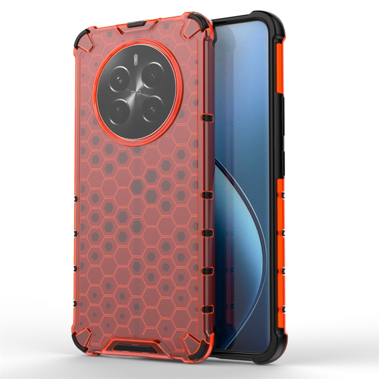 HONEYCOMB Védőburkolat Realme 12+ 5G piros akciós termékkép 1