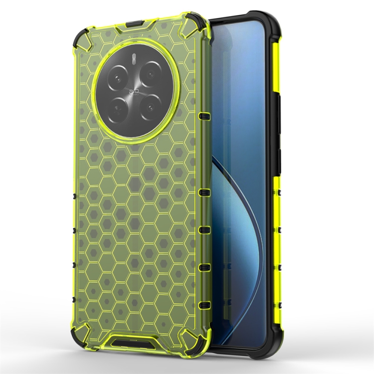 HONEYCOMB Védőburkolat Realme 12+ 5G zöld akciós termékkép 1