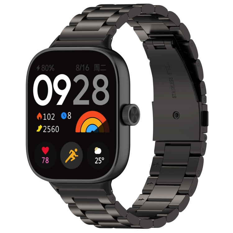 Fém szíj Redmi Watch 4 fekete akciós termékkép 1