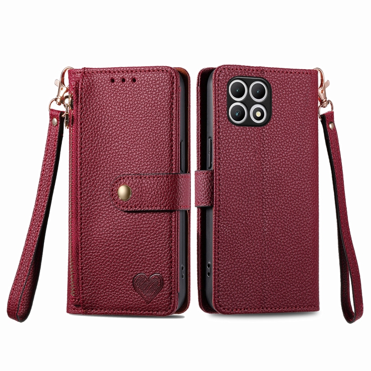 HEART Pénztárca tok T-hoz Phone 2 piros akciós termékkép 1