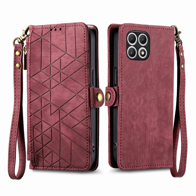 GEOM pénztárca tok T Phone-hoz 2 piros akciós termékkép 1