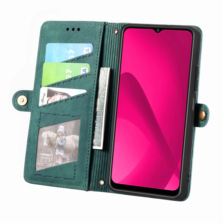 GEOM pénztárca tok T Phone 2 Pro zöld termék 2. képe