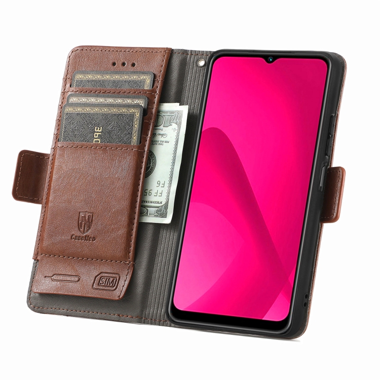 CASENEO pénztárca tok T Phone 2 Pro-hoz sötétbarna termék 2. képe