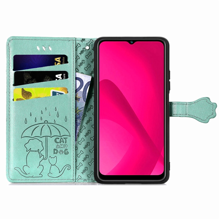 ART ANIMALS Pénztárcahuzat T Phone 2-hez zöld termék 2. képe
