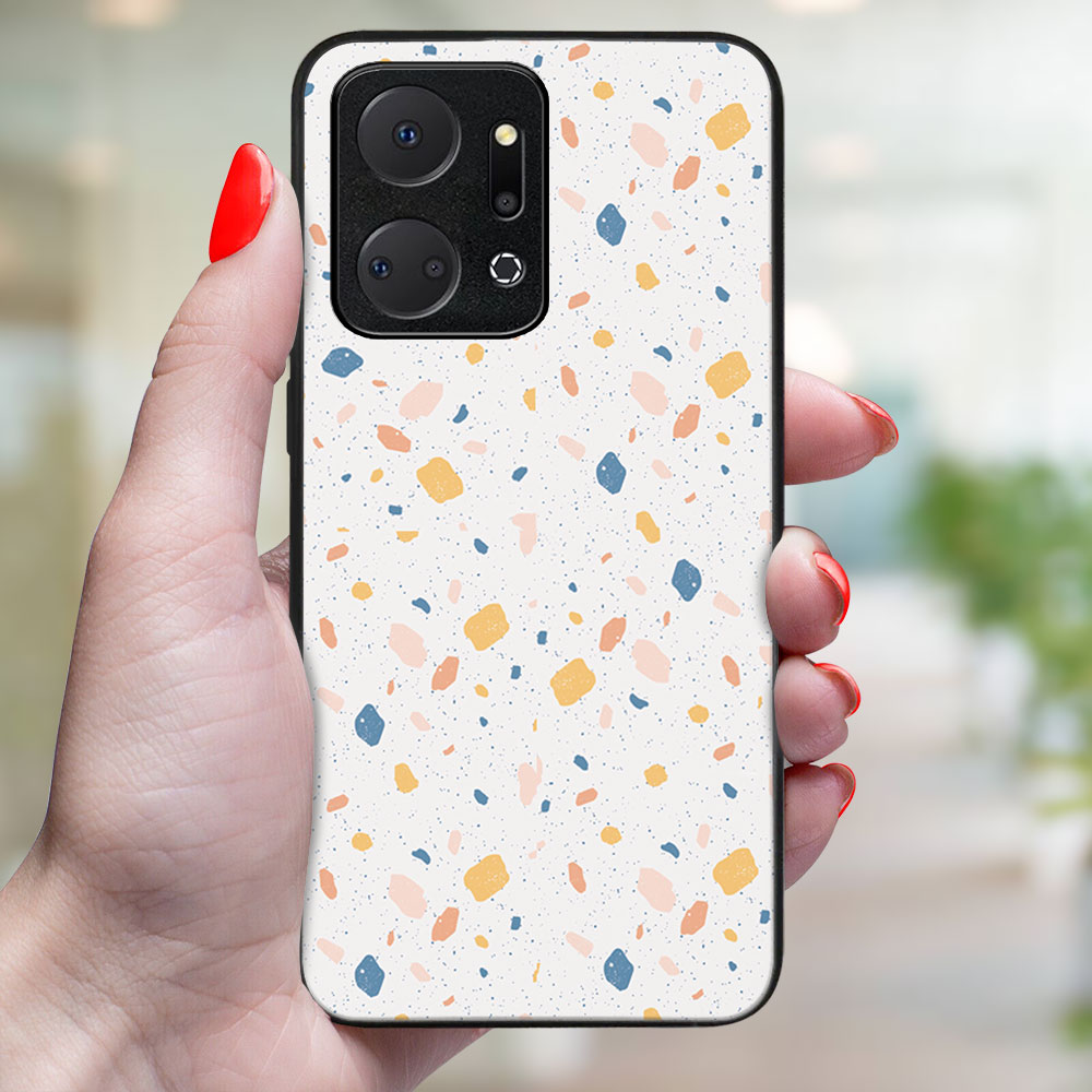 PROTEMIO MY ART Honor X7a ORANGE TERRAZZO (165) védőburkolat termék 2. képe