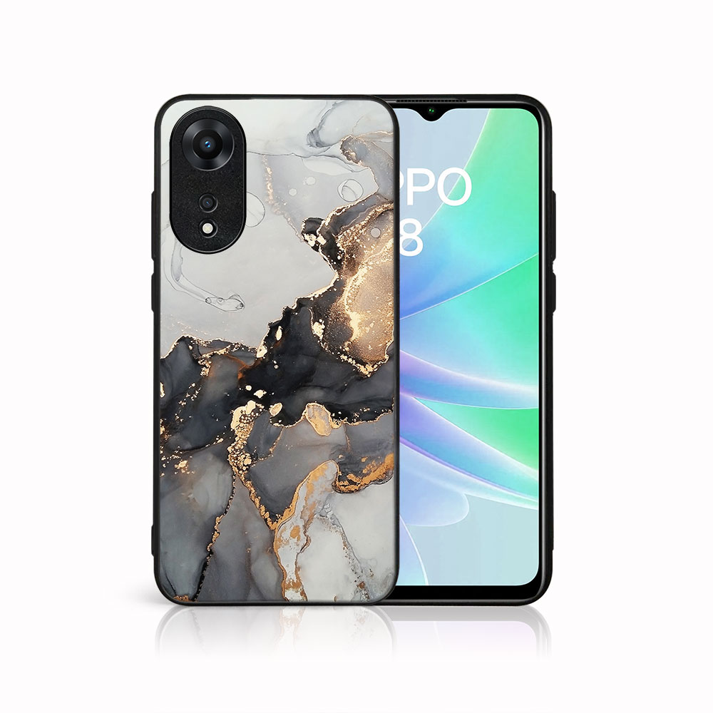 MY ART Védőburkolat a Oppo-hoz A78 GREY MARBLE (140) akciós termékkép 1