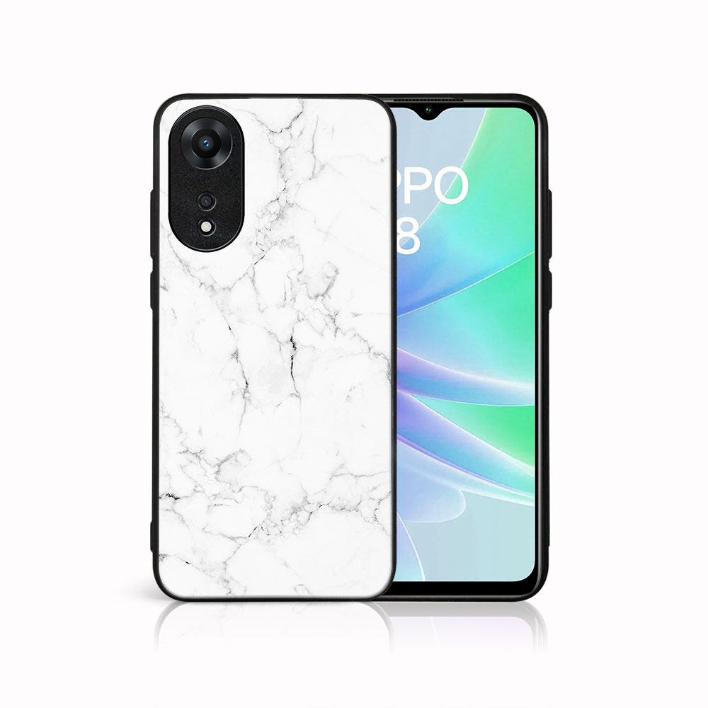 MY ART Védőburkolat a Oppo-hoz A78 WHITE MARBLE (144) akciós termékkép 1