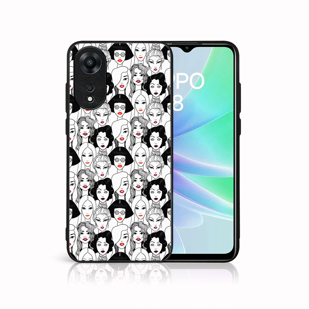 MY ART Védőburkolat a Oppo A78 LIPSTICK (174) számára akciós termékkép 1