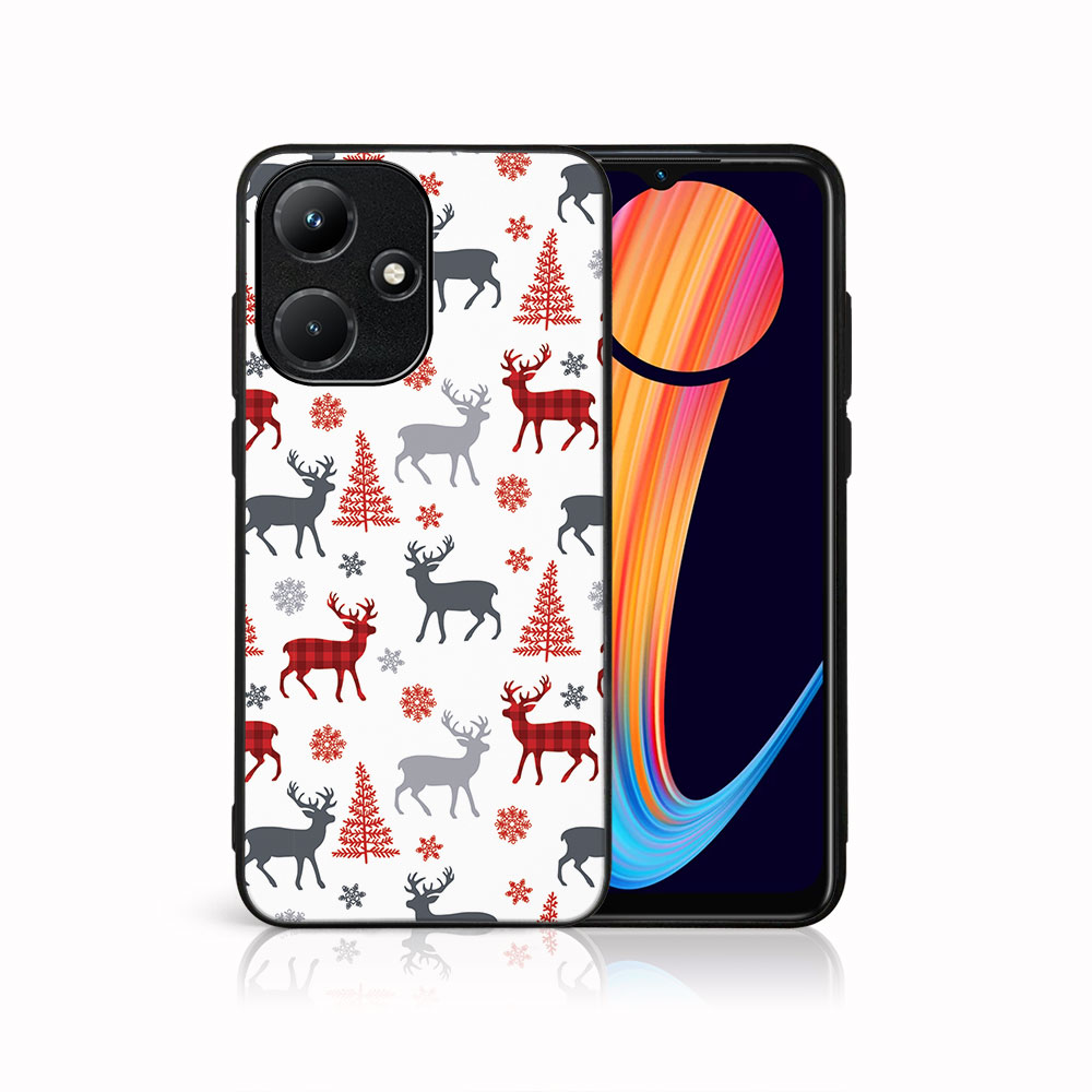 MY ART Infinix karácsonyi design borító Hot 30i DEER (068) akciós termékkép 1