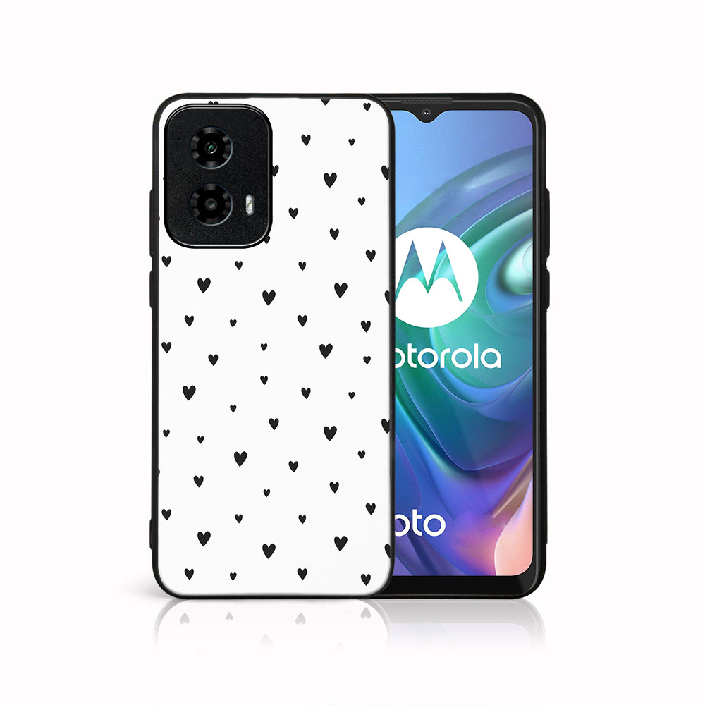 MY ART Védőburkolat: Motorola Moto G34 5G BLACK HEARTS (167) akciós termékkép 1