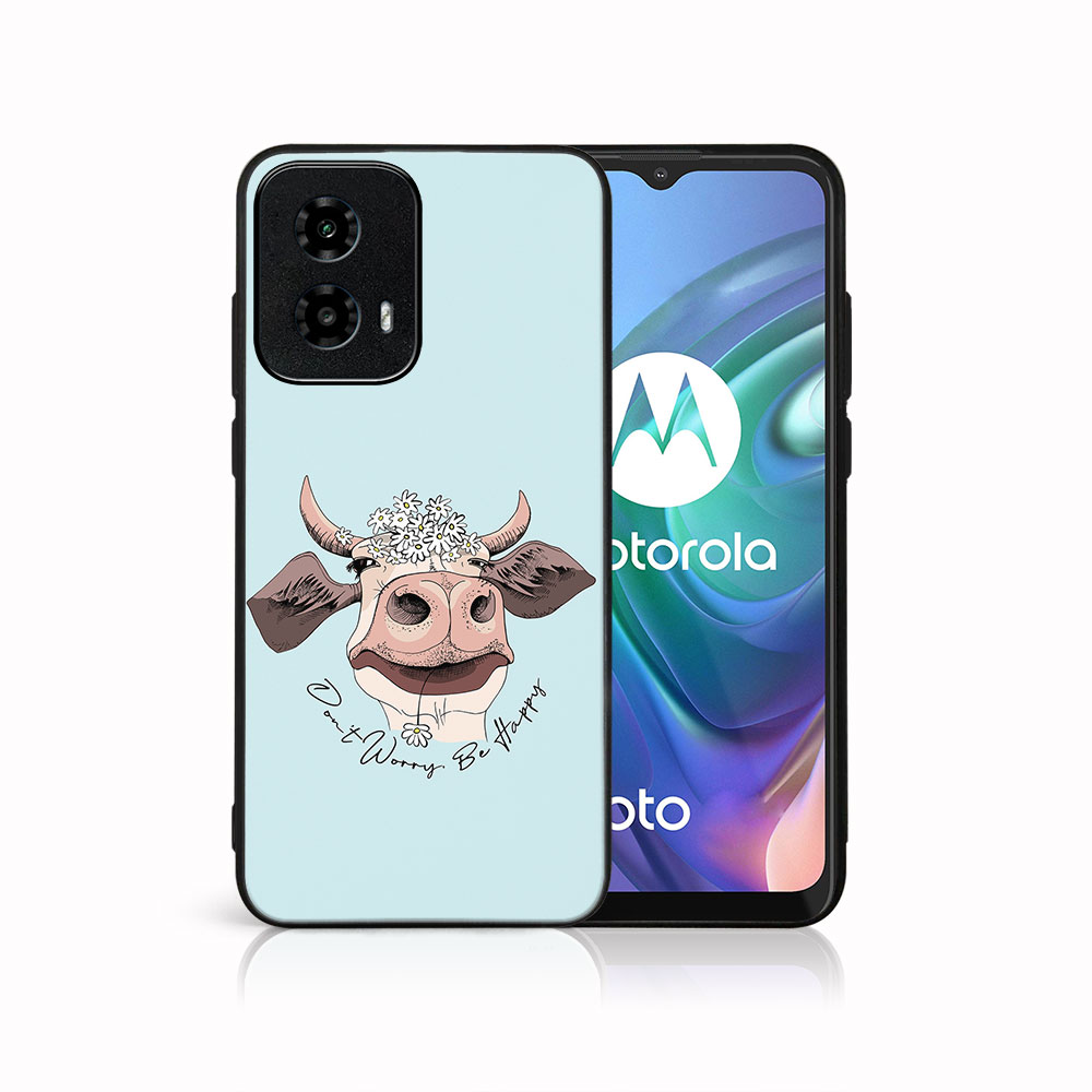 MY ART Védőburkolat Motorola Moto G34 5G HAPPY COW (181)-hoz akciós termékkép 1