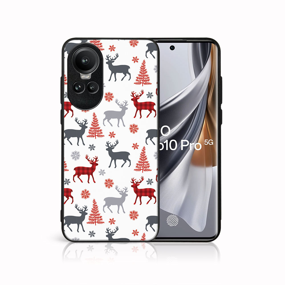 MY ART Karácsonyi kivitelű borító Oppo Reno10 5G / Reno 10 Pro 5G DEER (068) akciós termékkép 1