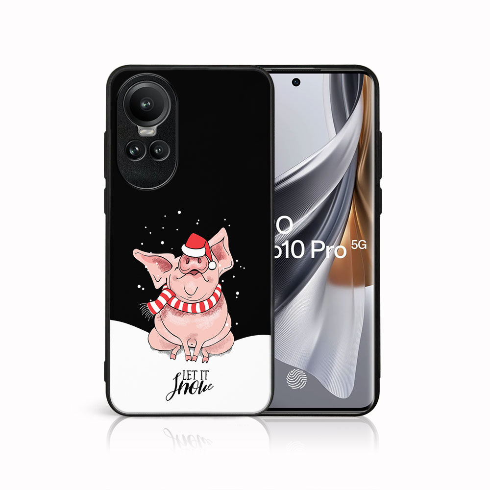 MY ART Karácsonyi dizájnú borító Oppo Reno10 5G / Reno 10 Pro 5G HAJJON HÓT (075) akciós termékkép 1