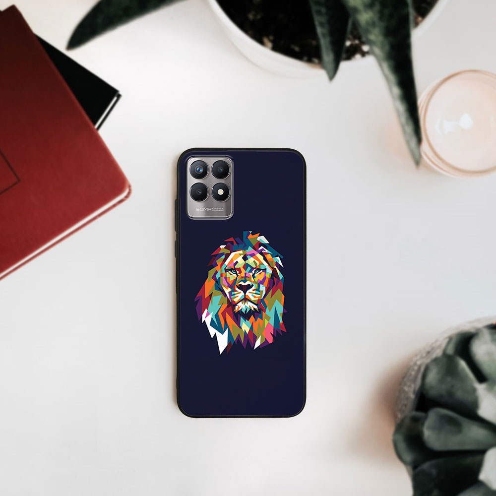 PROTEMIO MY ART szilikon tok Realme 8i LION (046) termék 2. képe