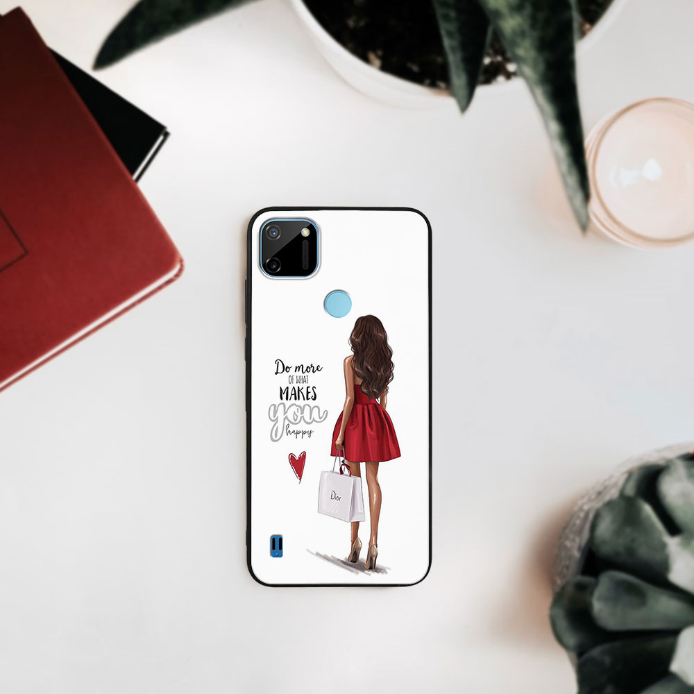 PROTEMIO MY ART szilikon tok Realme C11 RED DRESS (137) termék 2. képe