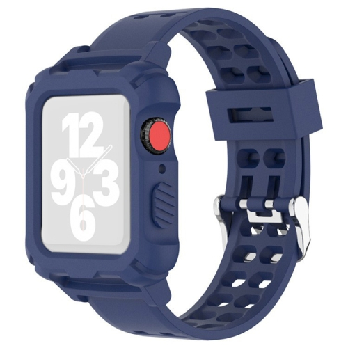 GLACIER Védőtok szíjjal Apple Watch 6 / SE / 5/4 40mm kék akciós termékkép 1