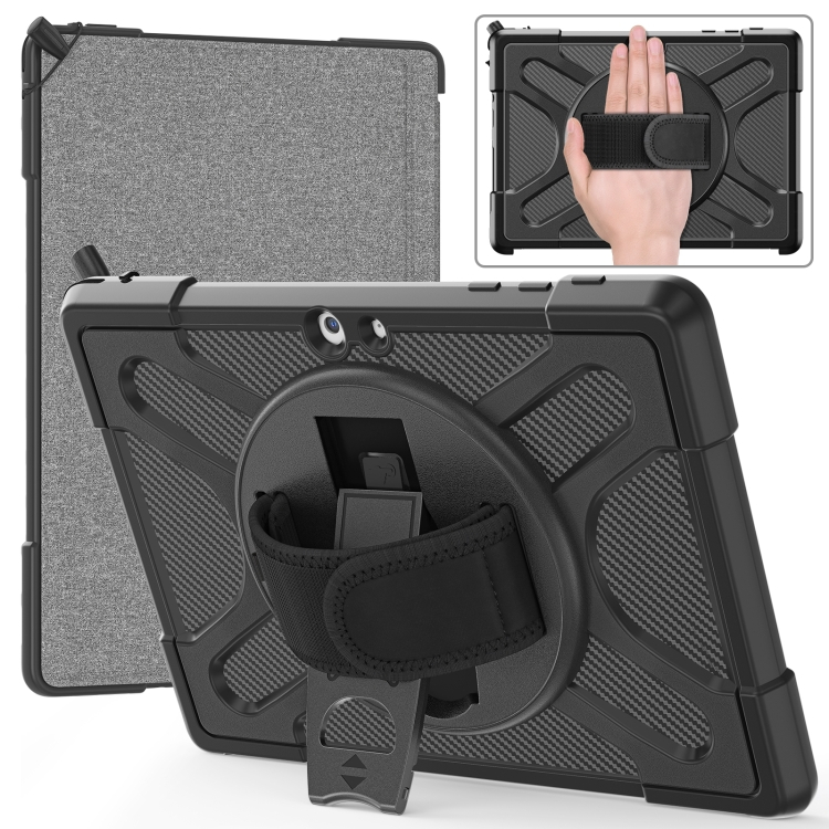STANDING ULTRA Tartós burkolat Microsoft Surface Go 4 / 3 / 2 / 1 fekete akciós termékkép 1