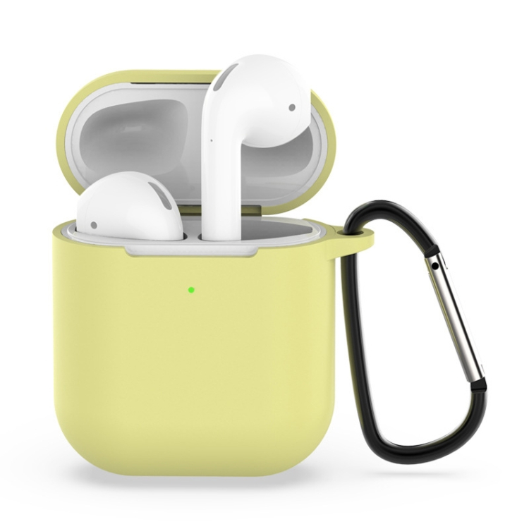 HOOK szilikon tok Apple AirPodshoz 1/2 sárga akciós termékkép 1