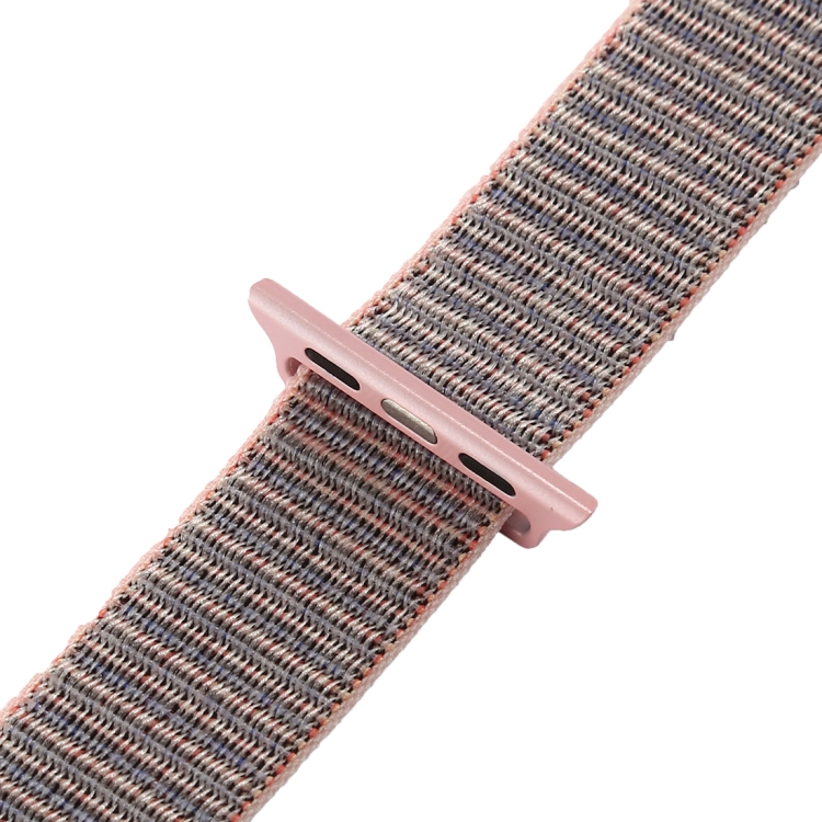 NYLON Apple Watch szíj 9 / 8 / 7 (45mm) / 6 / SE / 5/4 (44 mm) / 3/2/1 (42 mm) rózsaszín termék 2. képe