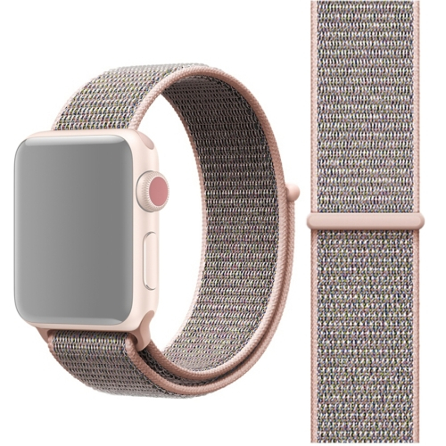 NYLON Apple Watch szíj 9 / 8 / 7 (45mm) / 6 / SE / 5/4 (44 mm) / 3/2/1 (42 mm) rózsaszín akciós termékkép 1