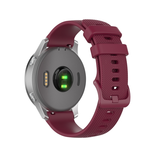 Szíj Garmin Vivoactive 4S / Garmin Venu 2S sötétvörös termék 2. képe