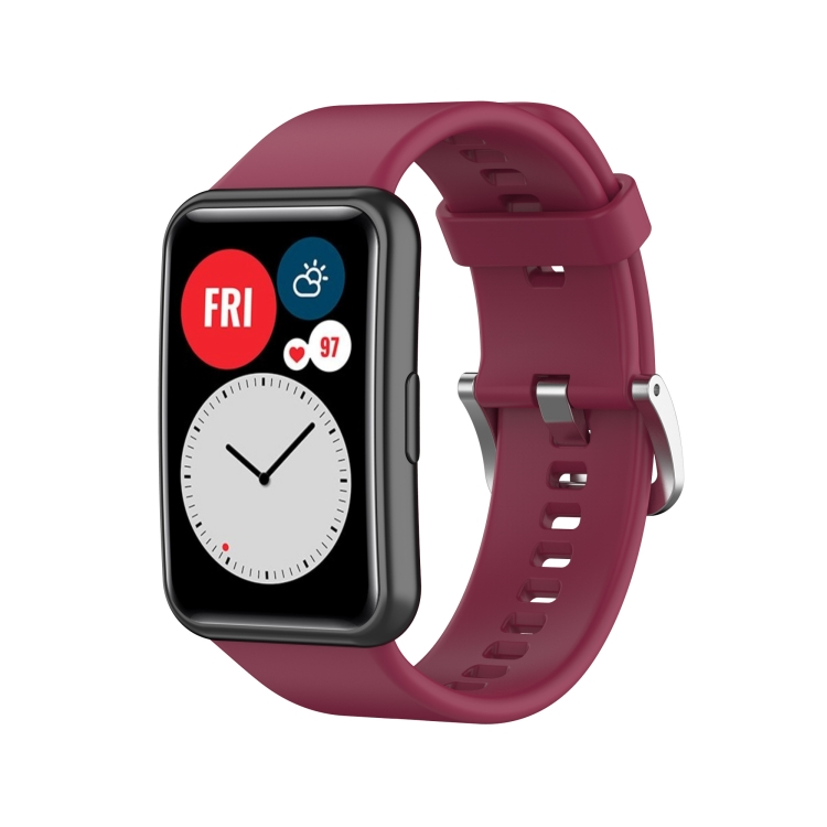 Huawei Watch Fit piros szíj akciós termékkép 1