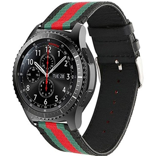 NYLON szíj Samsung Gear S3 fekete akciós termékkép 1