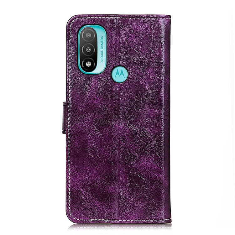 RETRO Pénztárcahuzat Motorola Moto E20 / E30 / E40 lila termék 2. képe