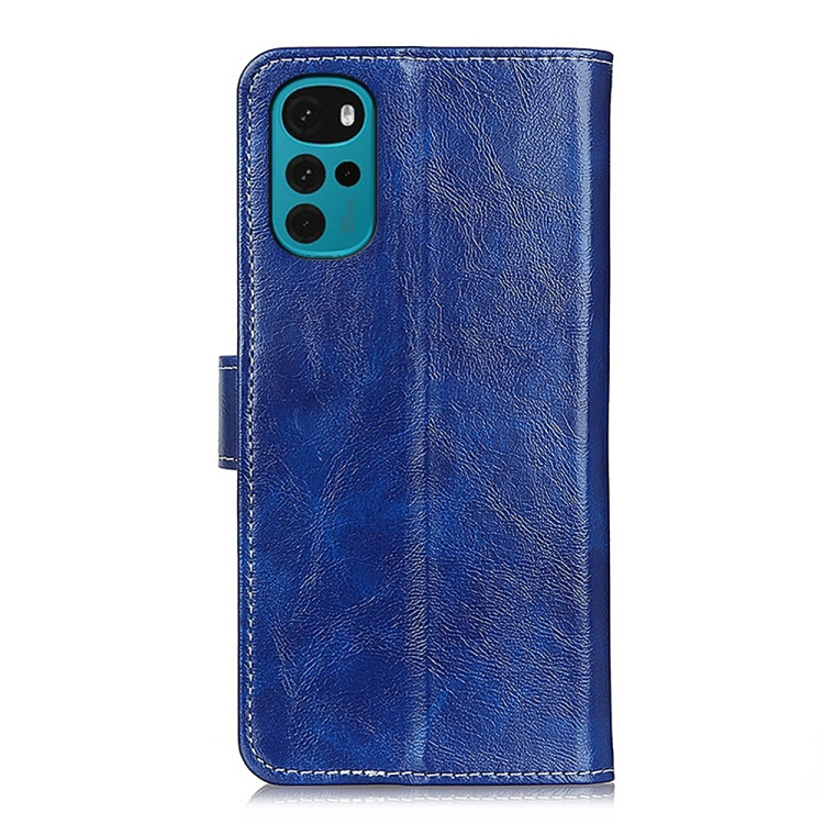 RETRO pénztárca tok Motorola Moto G22 kék termék 2. képe
