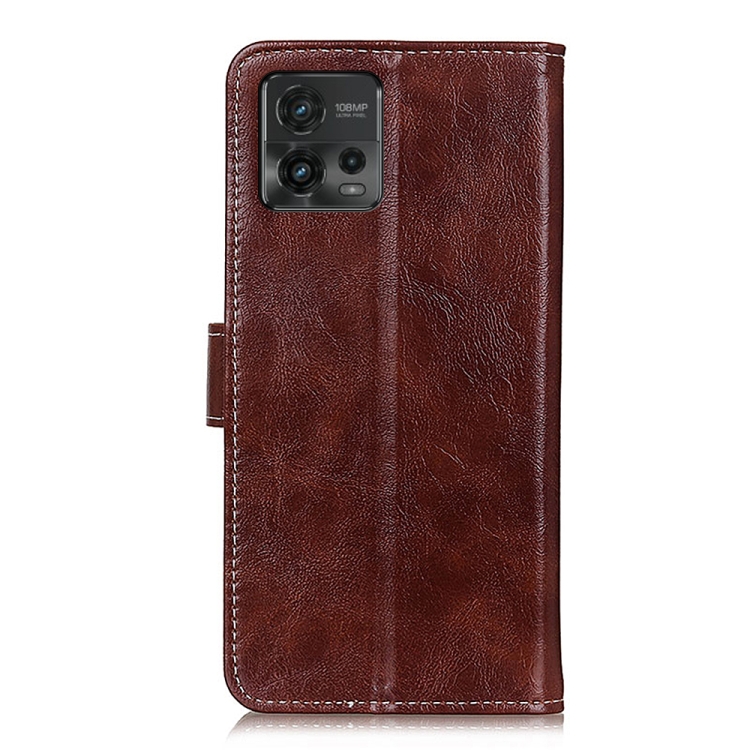 RETRO Pénztárca tok Motorola Moto G72 barna termék 2. képe