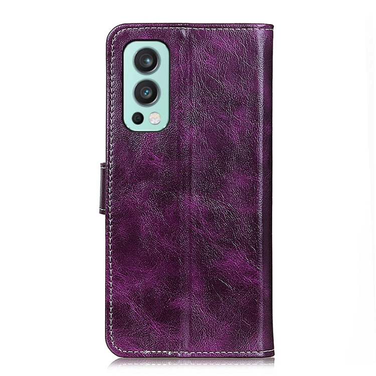 RETRO Wallet tok OnePlus Nord 2 5G lila termék 2. képe