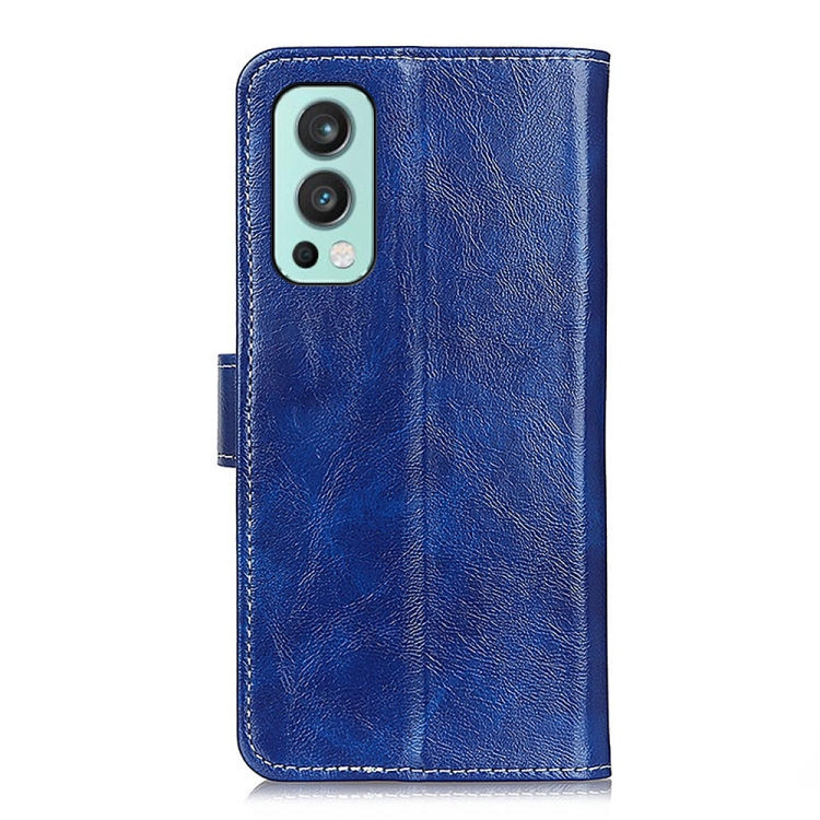 RETRO Wallet tok OnePlus Nord 2 5G kék termék 2. képe