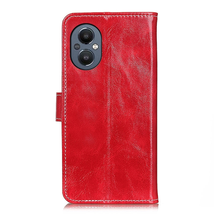 RETRO Wallet tok OnePlus Nord N20 5G piros termék 2. képe
