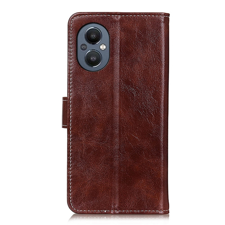 RETRO Wallet tok OnePlus Nord N20 5G barna termék 2. képe