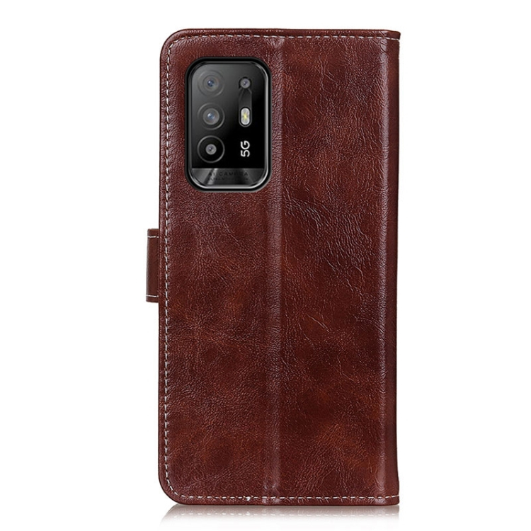 RETRO pénztárca tok Oppo Reno5 Z barna termék 2. képe