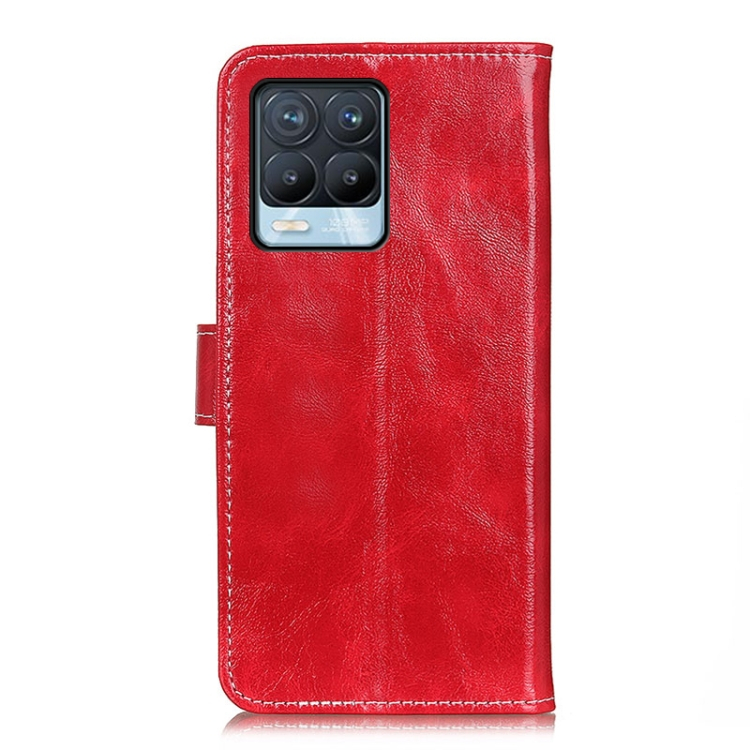 RETRO Wallet tok Realme 8 / Realme 8 Pro piros termék 2. képe