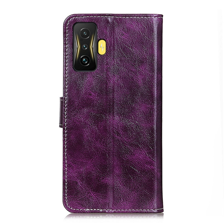 RETRO Wallet tok Xiaomi Poco F4 GT lila termék 2. képe