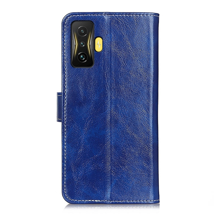 RETRO Wallet tok Xiaomi Poco F4 GT kék termék 2. képe