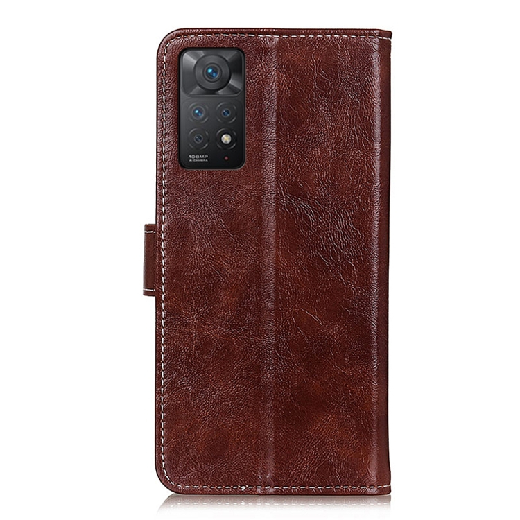 RETRO Wallet Xiaomi Redmi Note 11 Pro 5G / Note 11 Pro barna termék 2. képe
