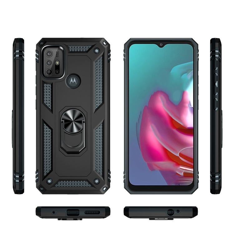 RING Védőtok Motorola Moto G10 / G20 / G30 fekete termék 2. képe