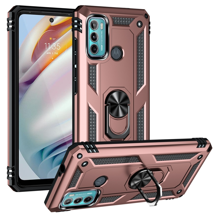 RING védőburkolat Motorola Moto G60 rózsaszín akciós termékkép 1