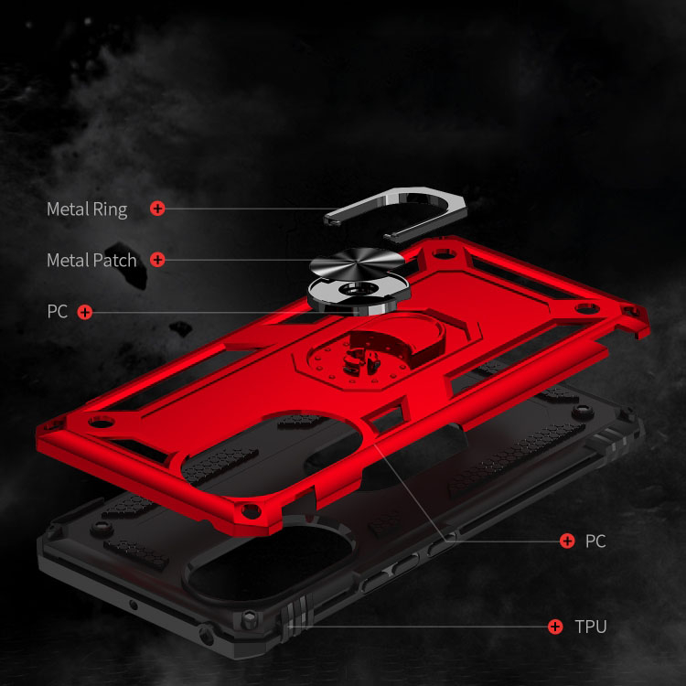 RING Honor 50 / Huawei Nova 9 piros védőburkolat termék 2. képe