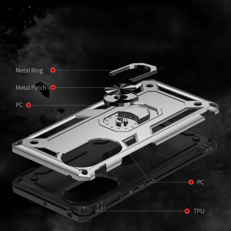 RING Honor 50 / Huawei Nova 9 ezüst védőtok termék 2. képe