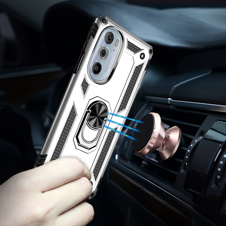 RING Motorola Edge 30 Pro ezüst védőtok termék 2. képe