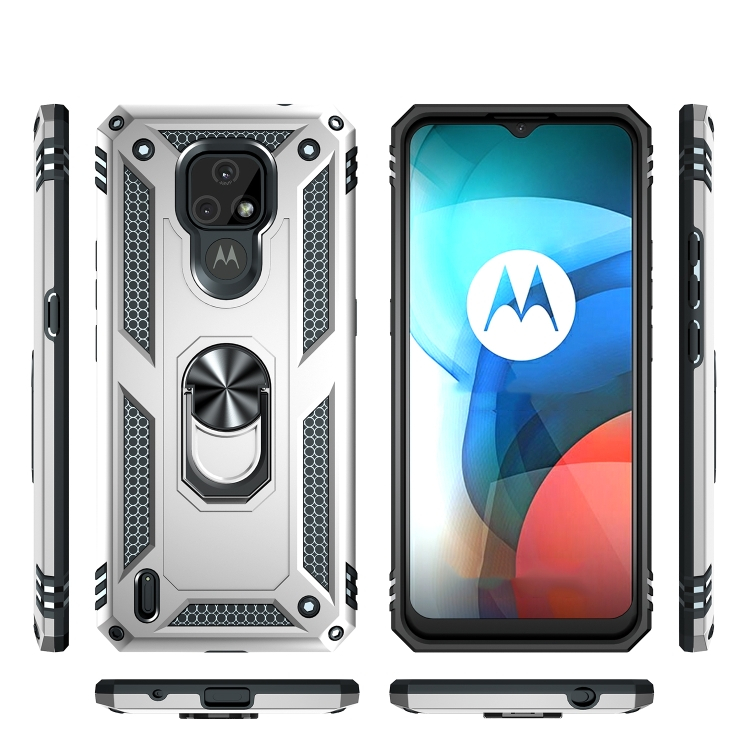 RING védőtok Motorola Moto E7 Silverhez termék 2. képe