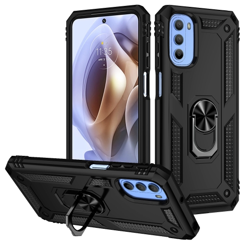 RING Védőtok Motorola Moto G31 / G41 fekete termék 2. képe