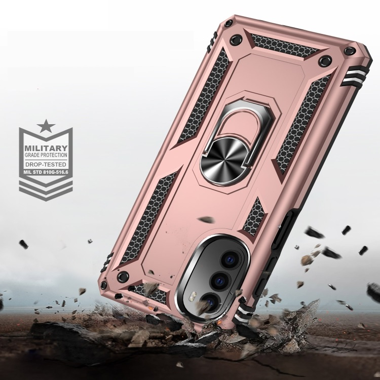 RING Védőburkolat Motorola Moto G52 rózsaszín termék 2. képe