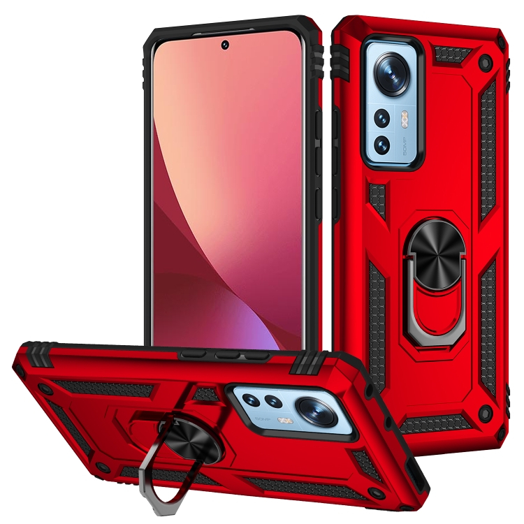 RING Védőtok Xiaomi 12 Pro -hoz piros akciós termékkép 1